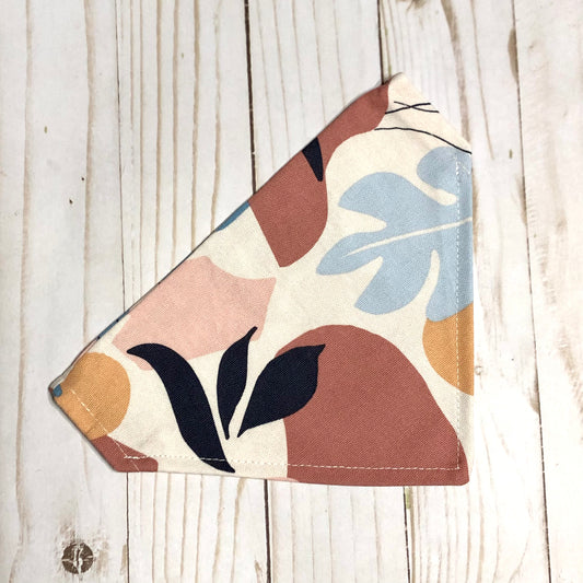 Tropical Noir Fabric Pet Bandana