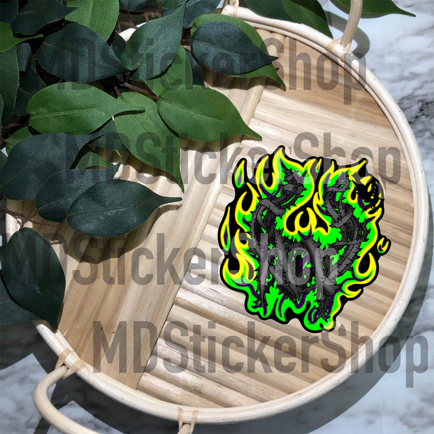 Evil Horns Vinyl Sticker