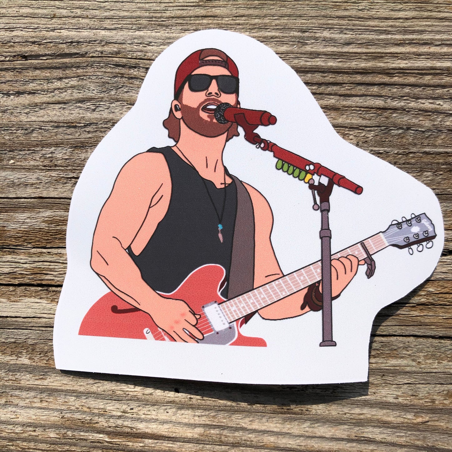 Kip Moore Silhouette Sticker
