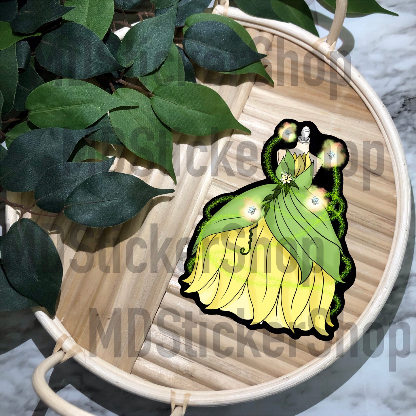 Tiana Wardrobe Vinyl Sticker