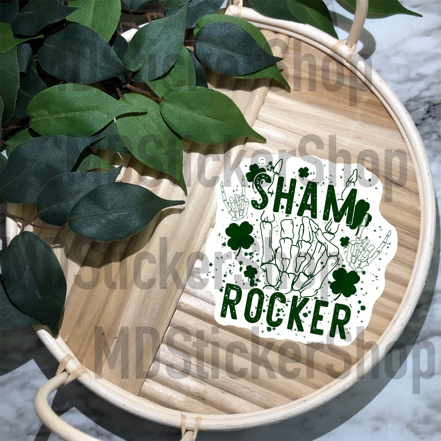 Sham Rocker Skellie Vinyl Sticker