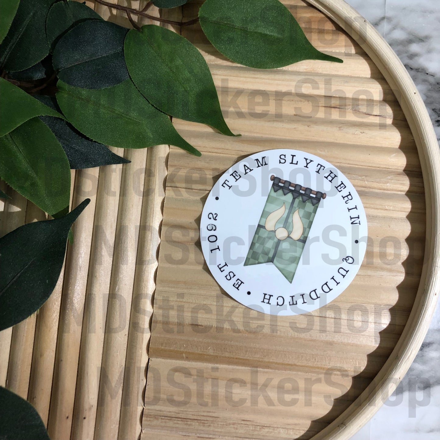 Green Team Quidditch Est 1092 Vinyl Sticker
