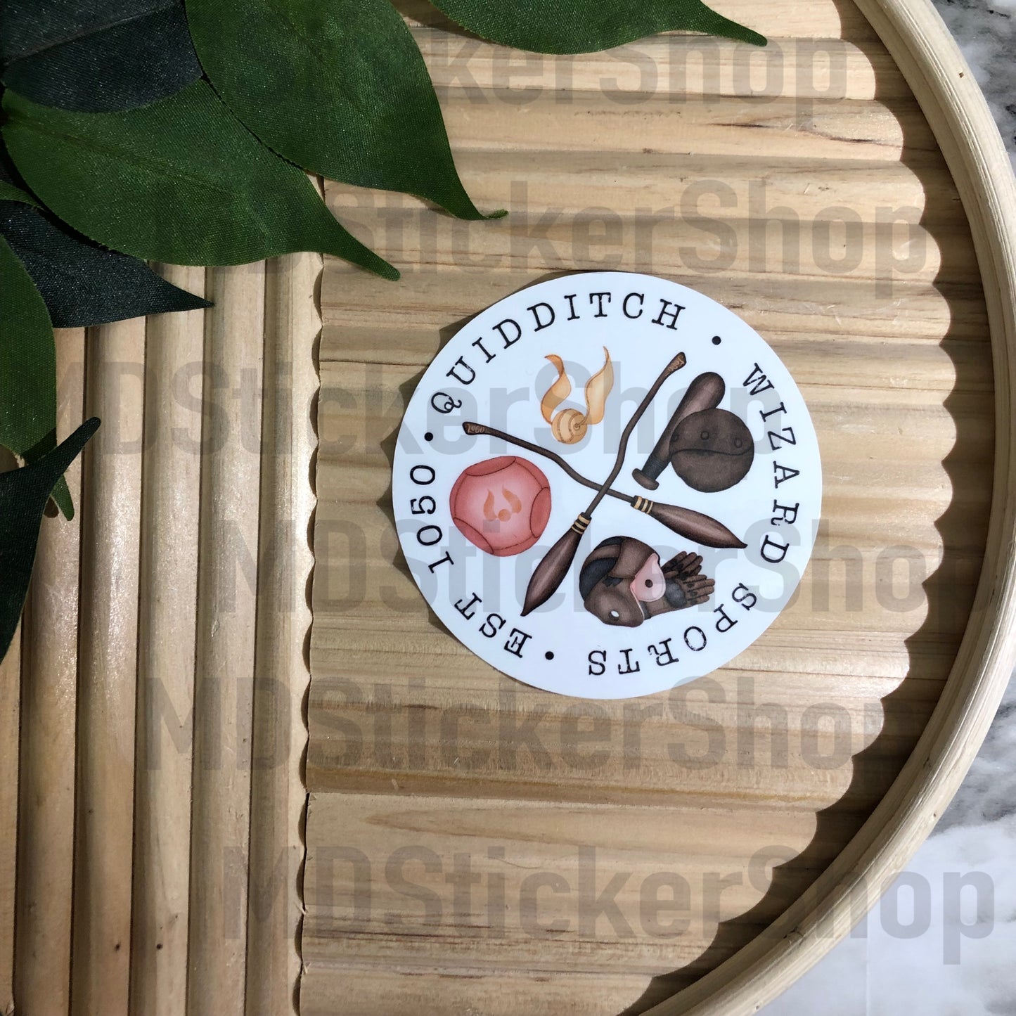 Quidditch Est 1050 Vinyl Sticker