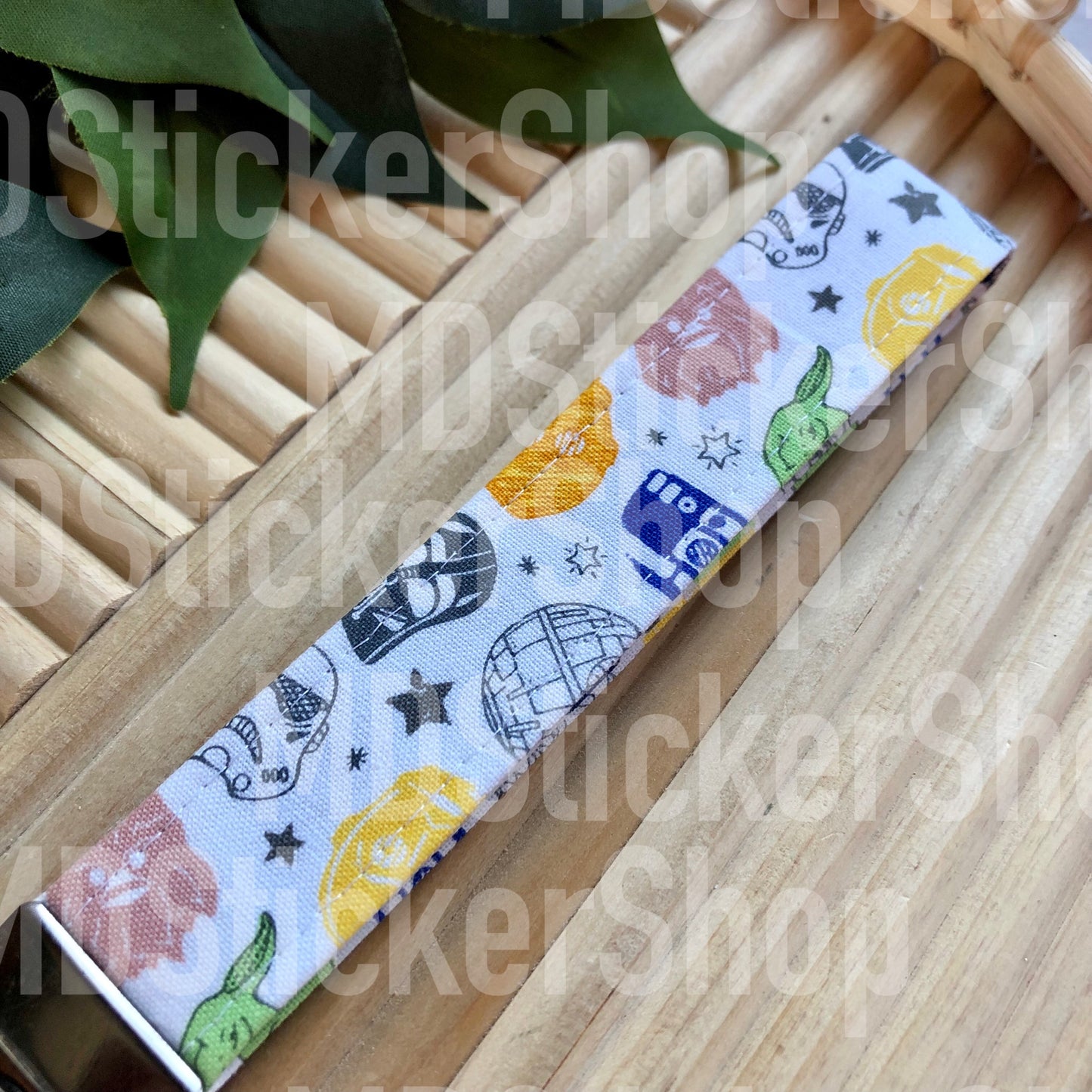 Star Wars Icons Print Fabric Keychain
