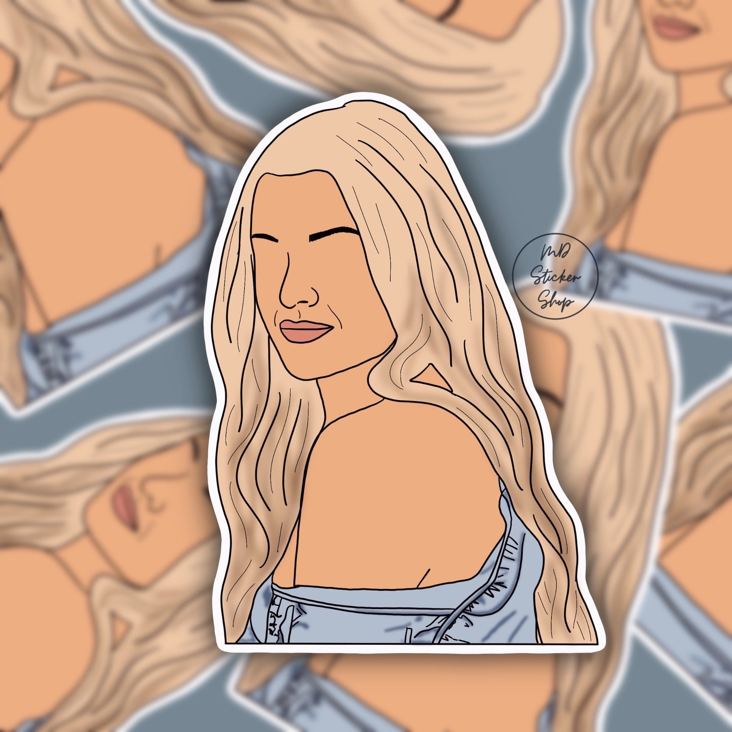 Kelsea Ballerini Silhouette Sticker