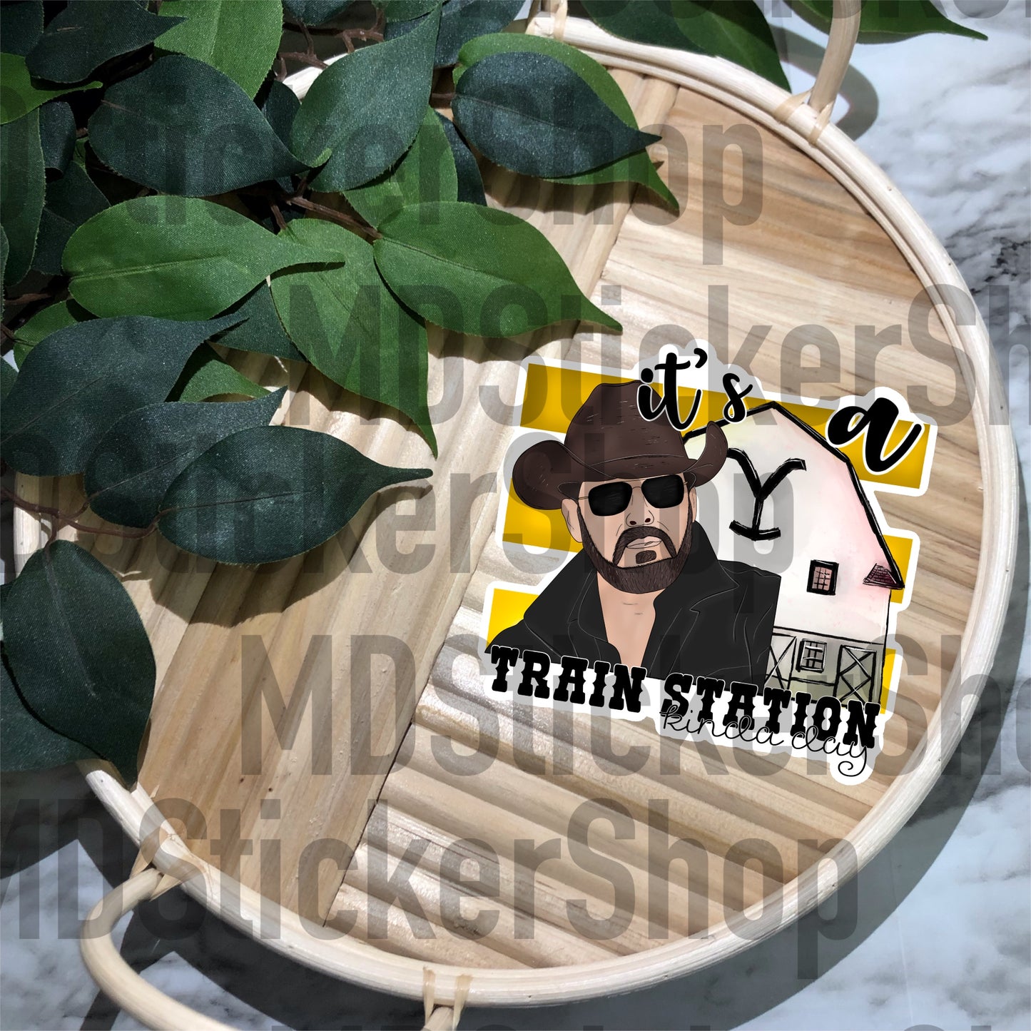 It’s a Train Station Kinda Day Vinyl Sticker