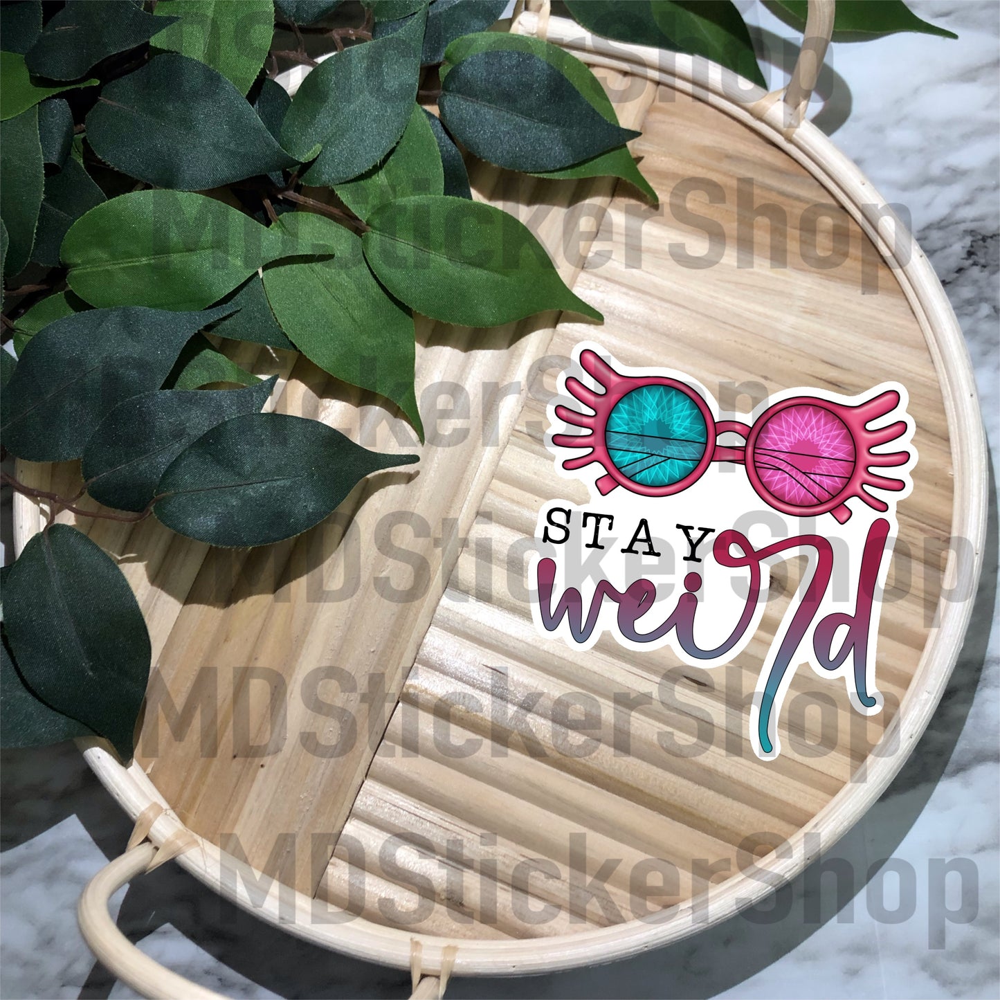 Star Weird Vinyl Sticker