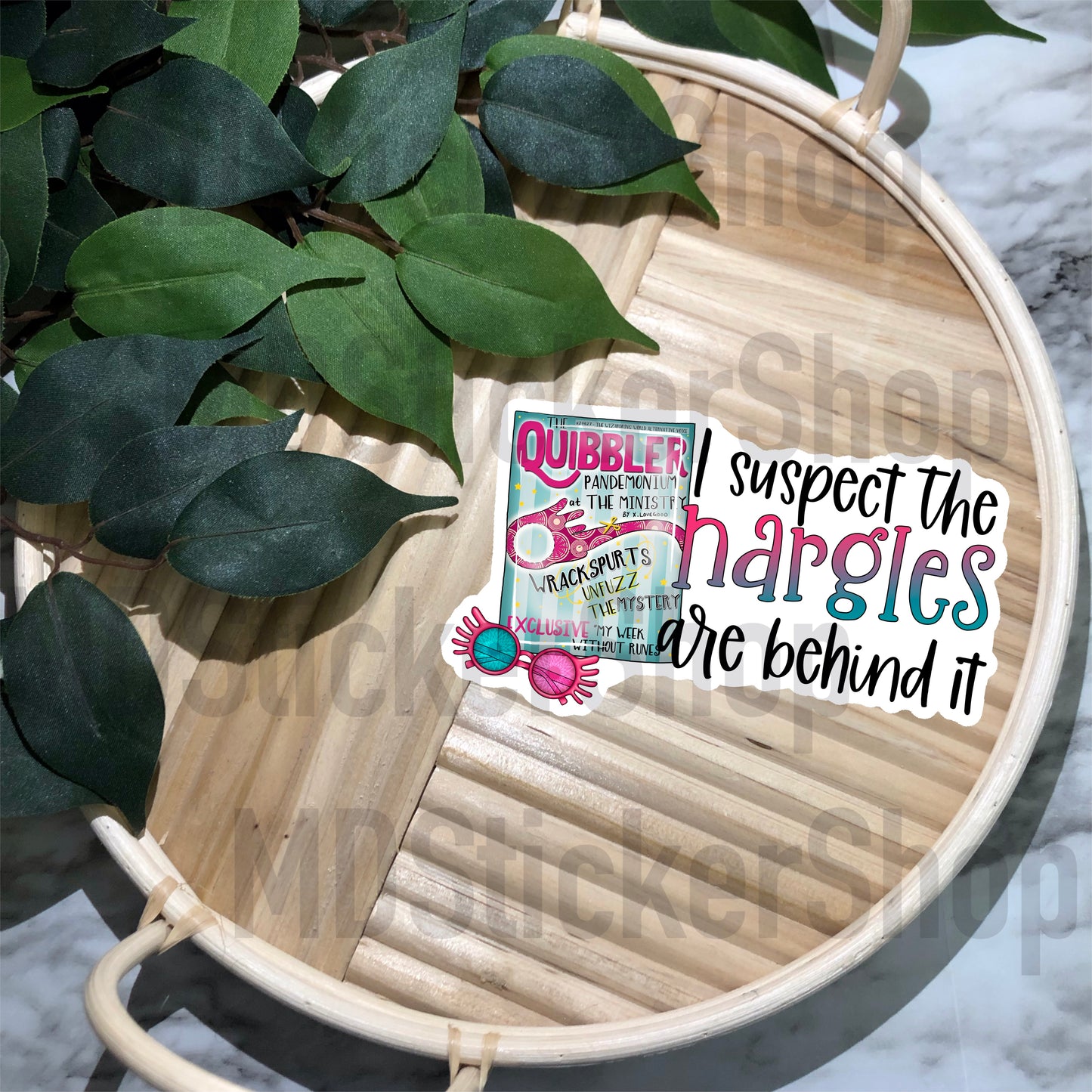 I Suspect the Nargles Are Behind It Vinyl Sticker