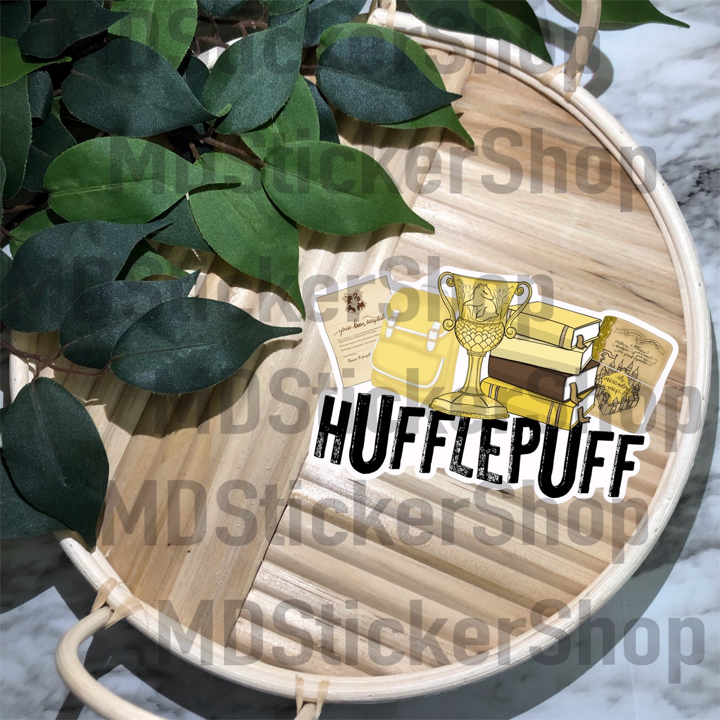 Yellow House Vinyl Sticker