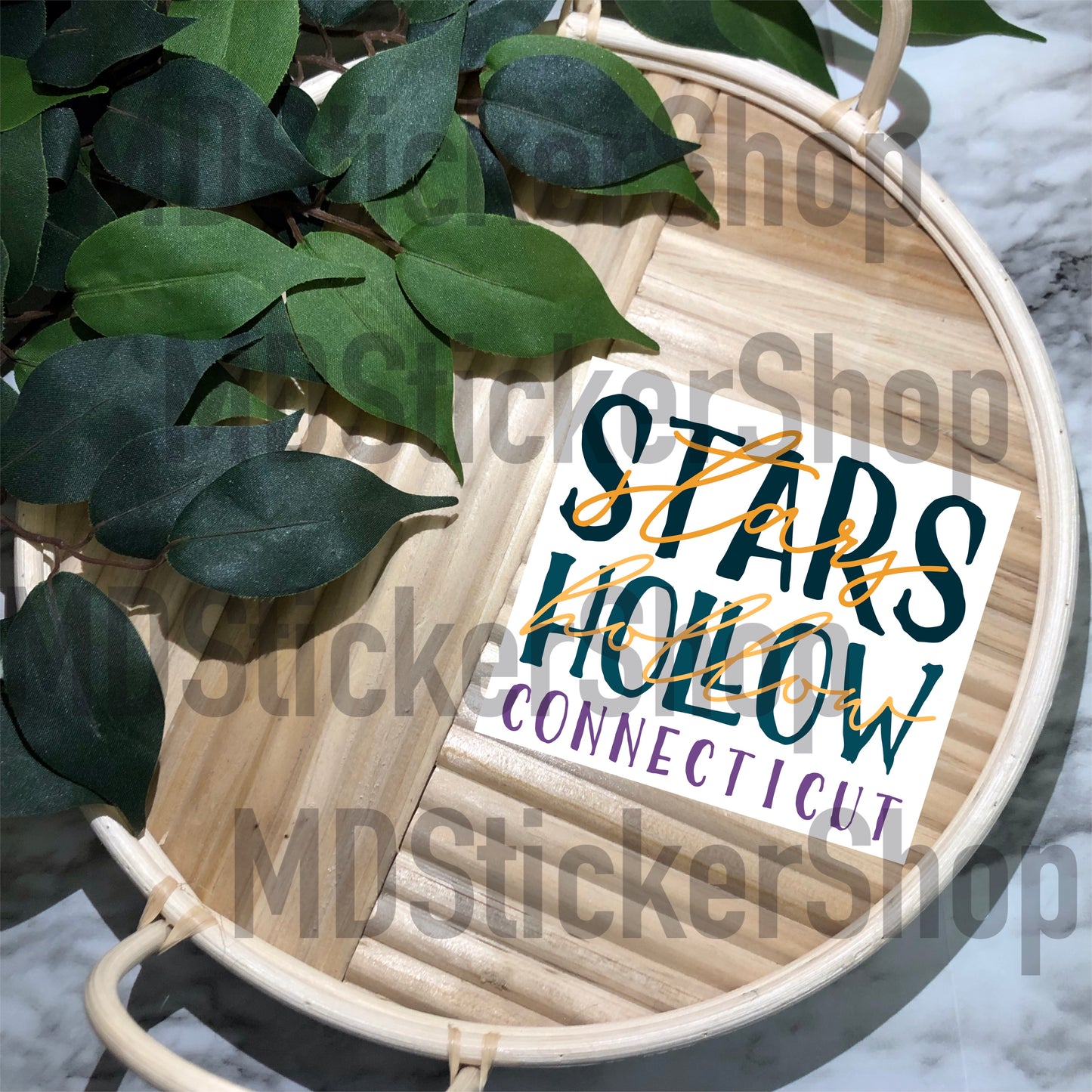 Stars Hollow Vinyl Sticker
