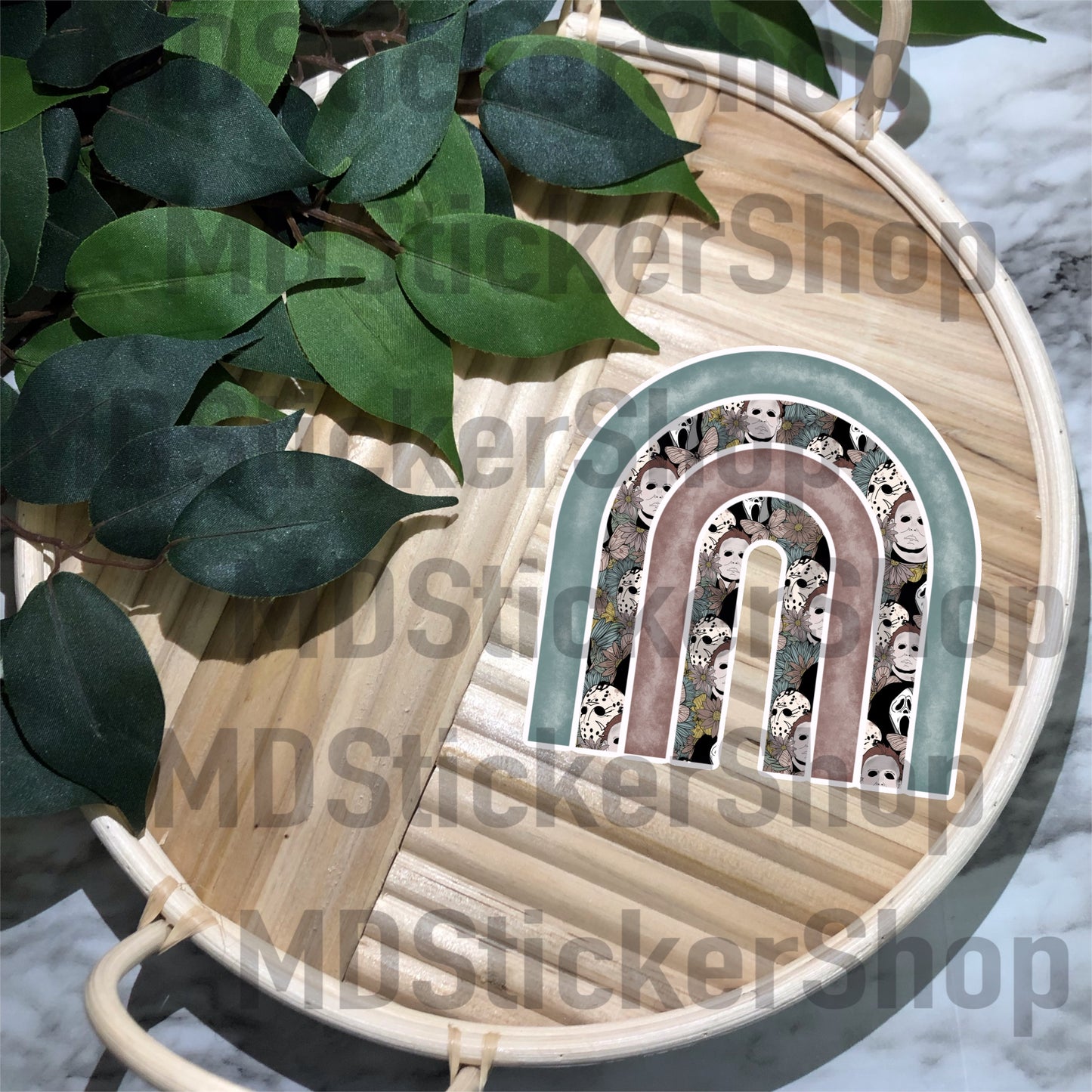 Horror Rainbow Vinyl Sticker