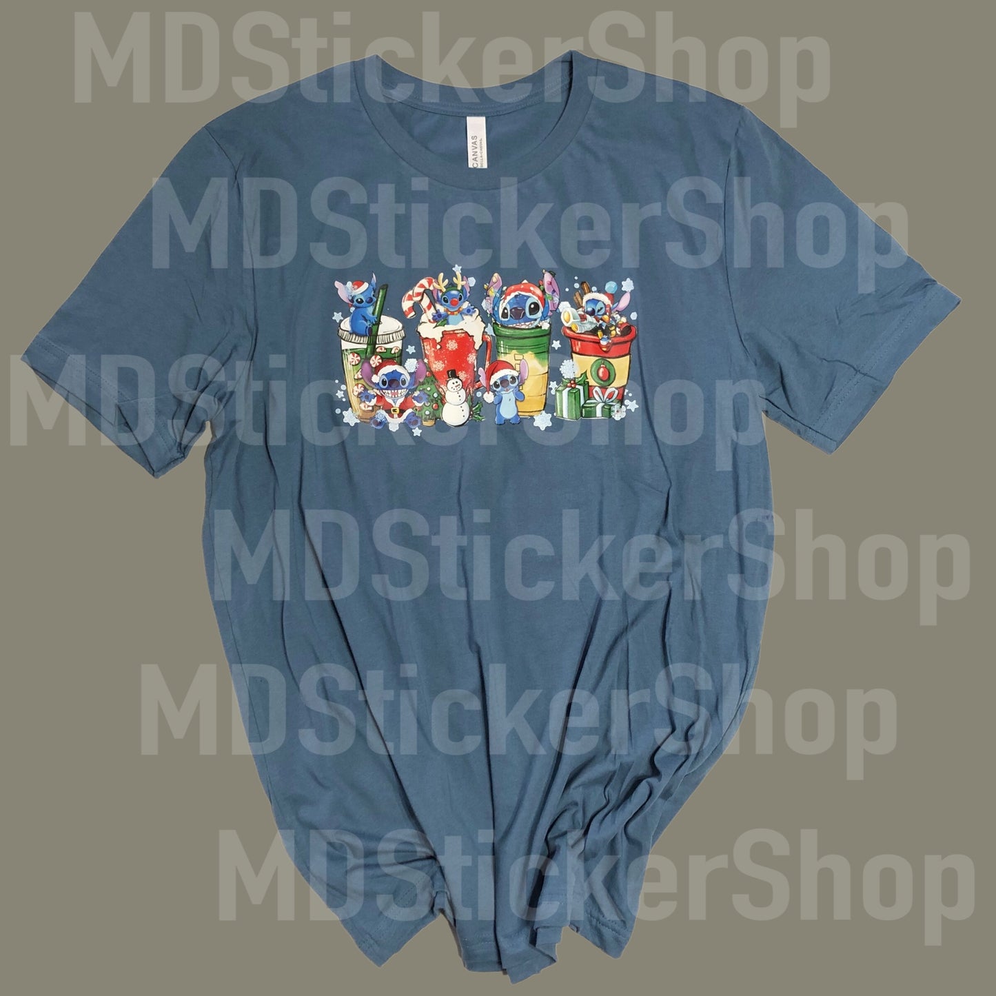 Stitch Christmas Latte Tee