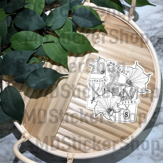 Green House Cunning Ambition Pride Vinyl Sticker