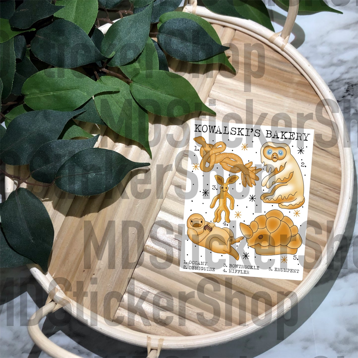 Kowalski’s Bakery Chart Vinyl Sticker