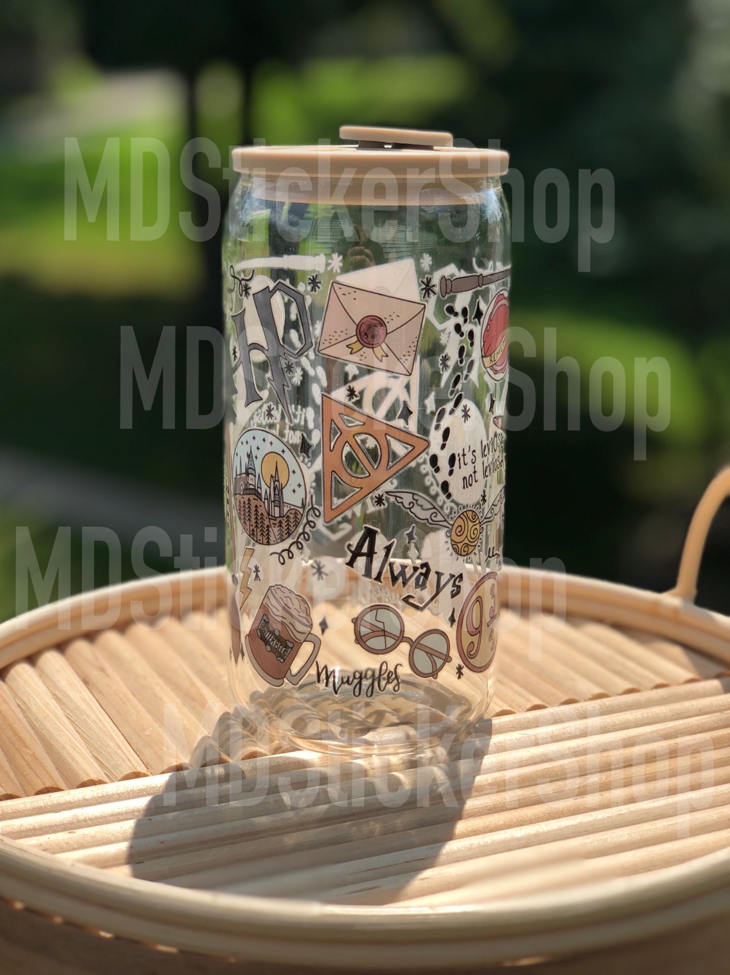 HP Wizard Icons Beer Can Glass Cup
