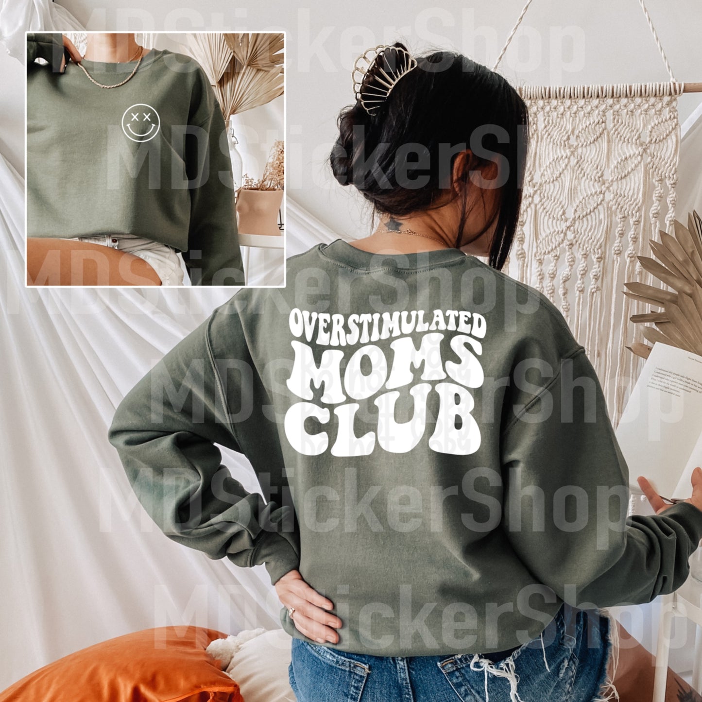 Overstimulated Mom’s Club Tee/Sweatshirt