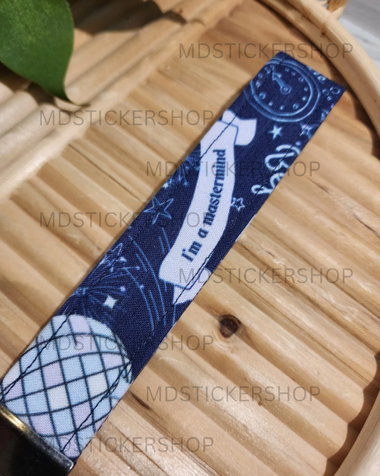 Midnights Print Fabric Keychain, Key Fob