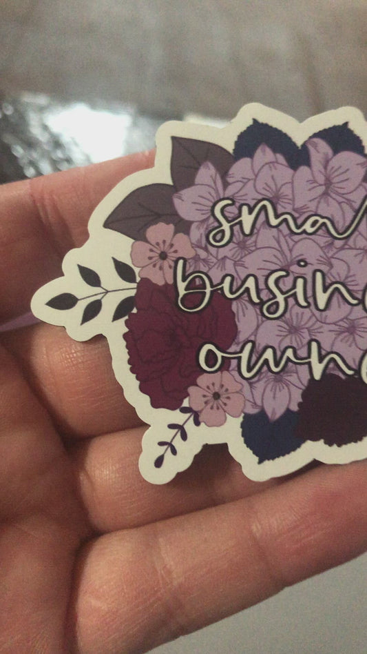 Small Business Owner Floral MAGNET