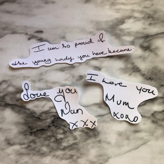 Personalized Handwritten/Handwritting Decal