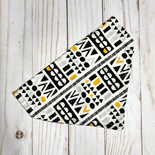 Tribal Print Fabric Pet Bandana