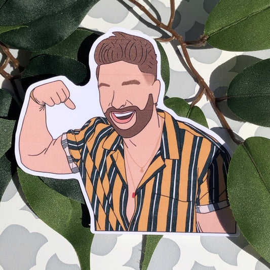 Chris Lane Silhouette Vinyl Sticker