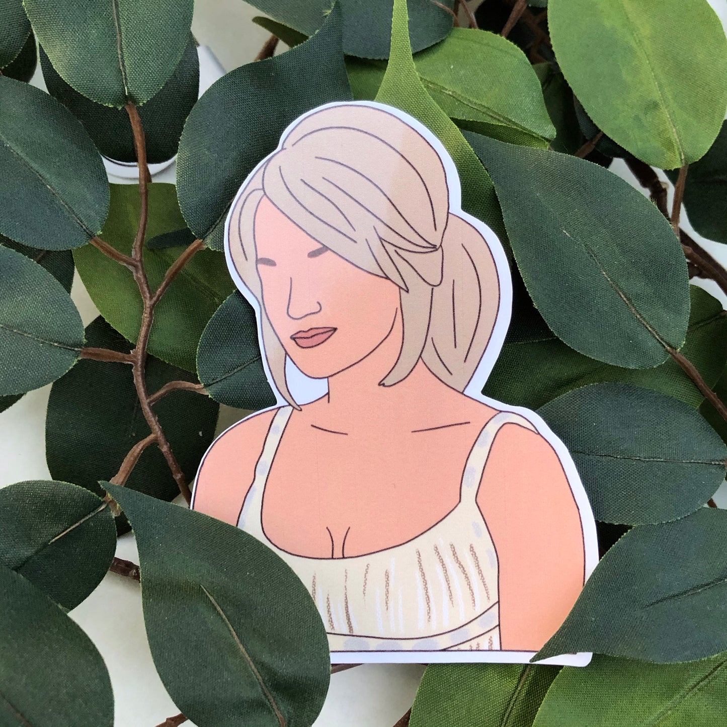 Carrie Underwood Silhouette Vinyl Sticker