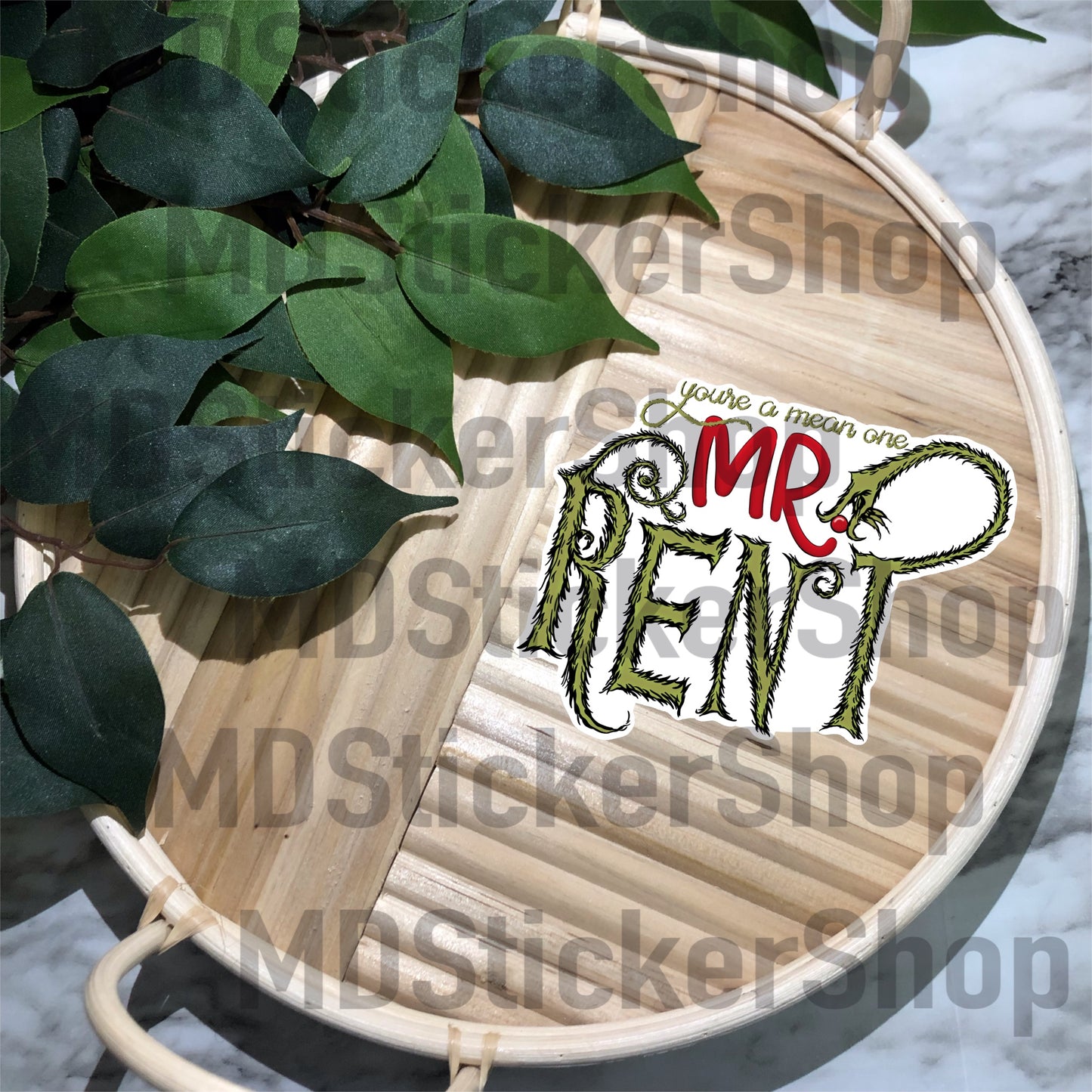 Mr Rent Vinyl Sticker