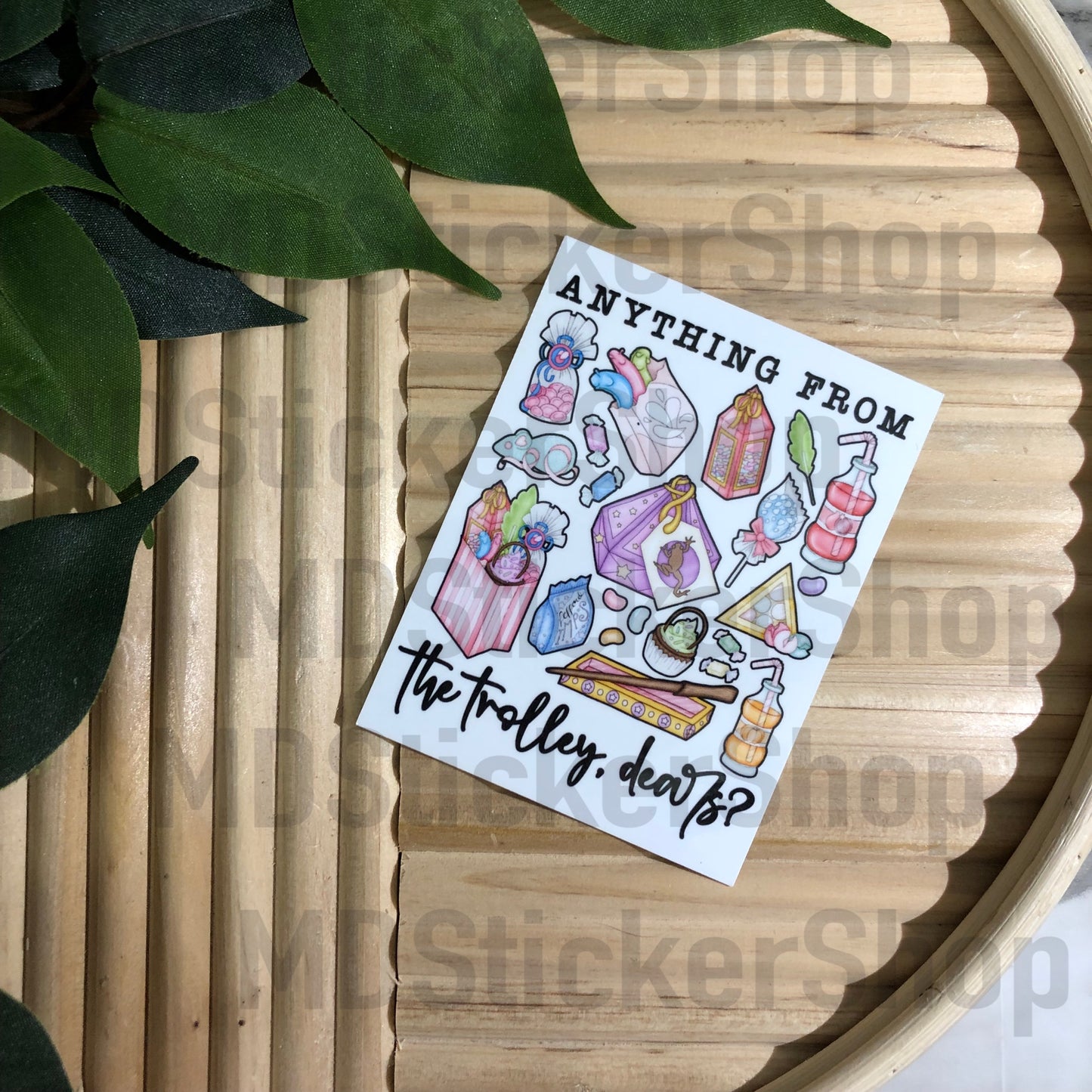 Anything From the Trolly Dear? Vinyl Sticker