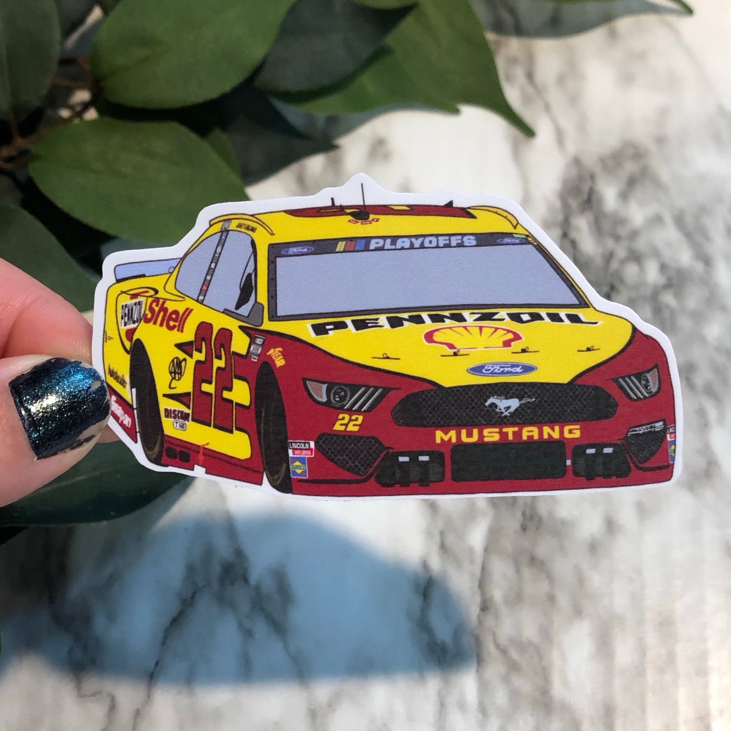 Joey Logano #22 NASCAR Cup Series 2020 Playoffs Car Vinyl Sticker