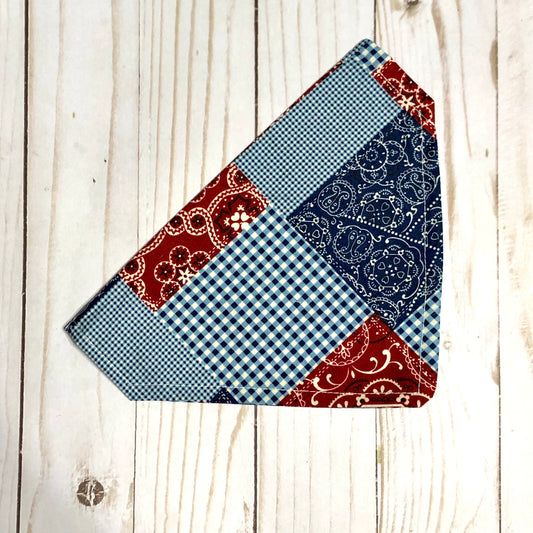 Bandana Patch Fabric Pet Bandana