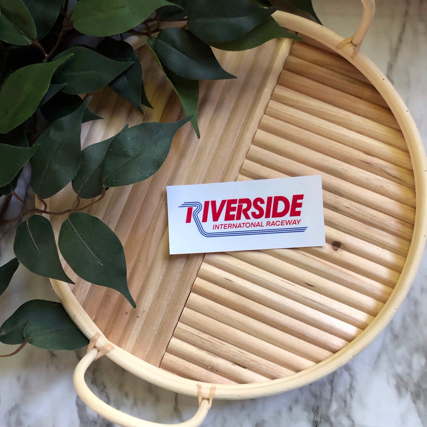 Riverside International Speedway Logo Vinyl Sticker, NASCAR Racing