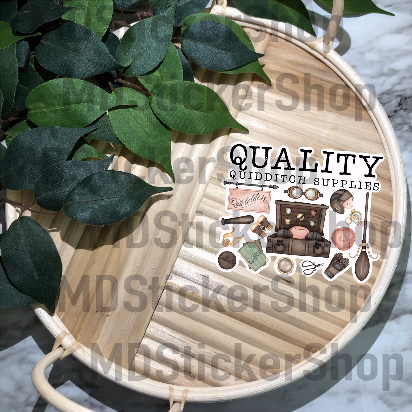 Quality Quidditch Supplies Vinyl Sticker