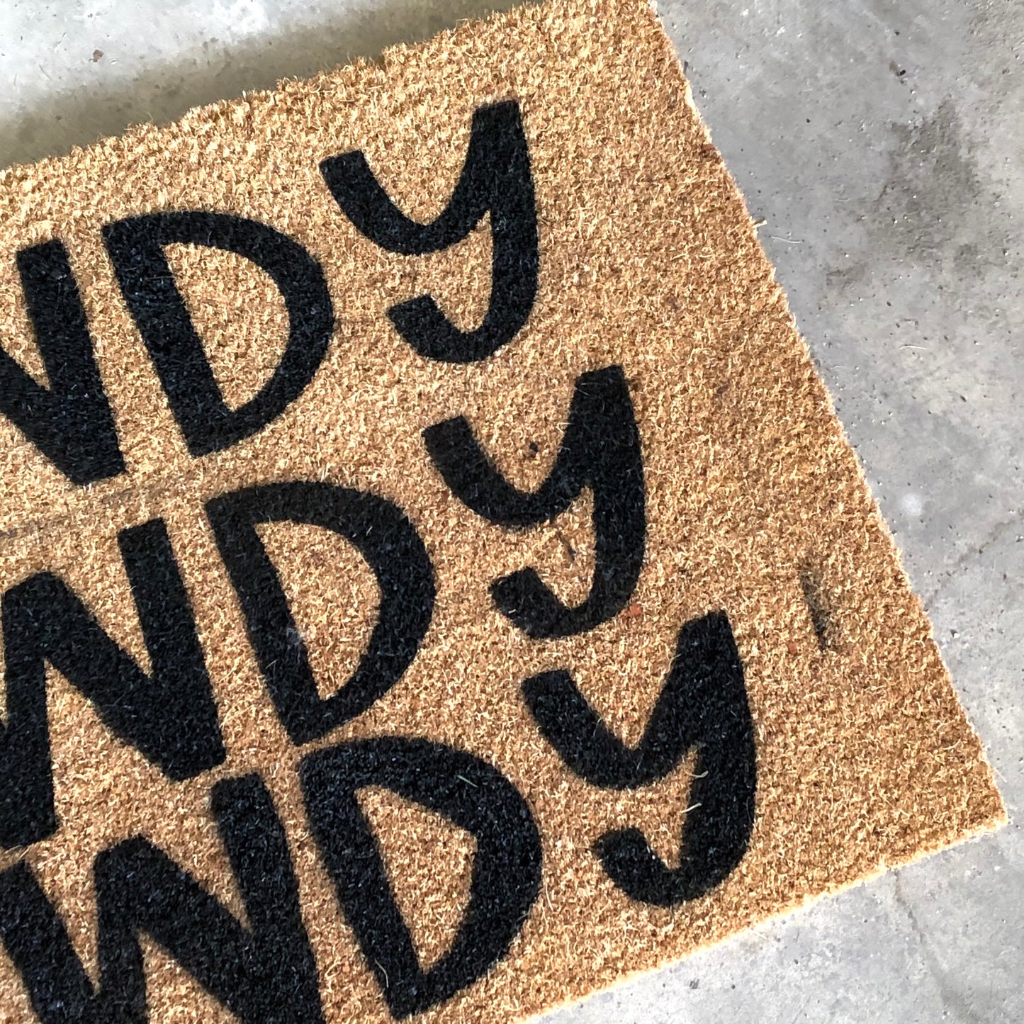 *Imperfect* Howdy x3 Doormat 18x30