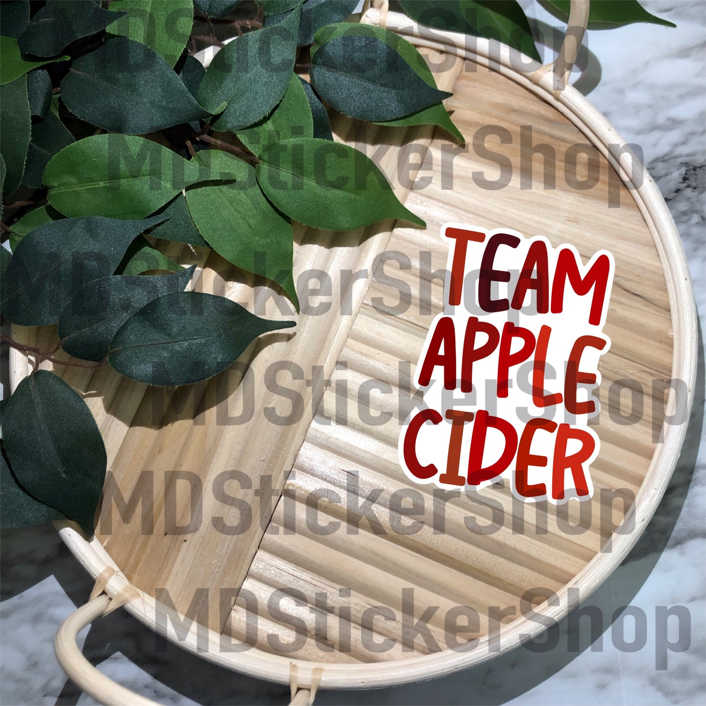 Team Apple Cider Vinyl Sticker