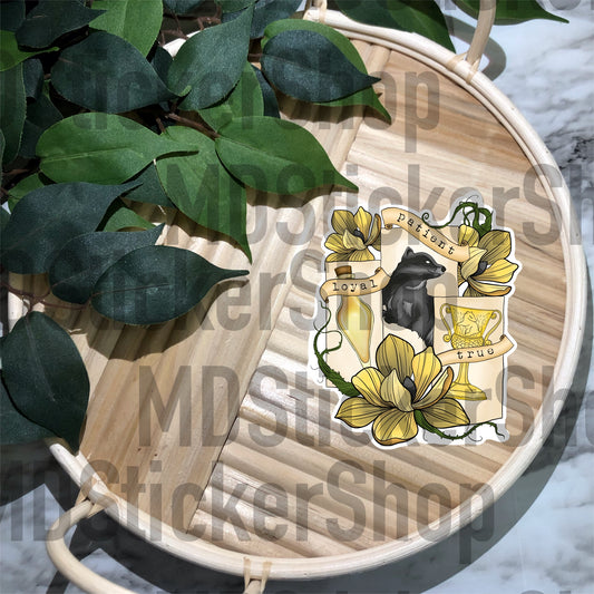 Yellow House Loyal Patient True Vinyl Sticker