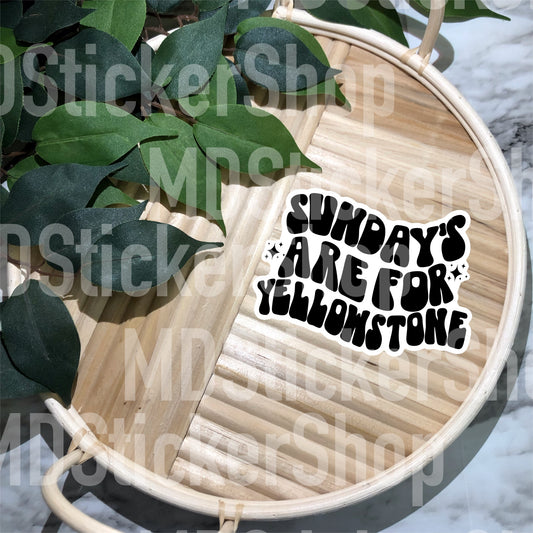 Sunday’s Are For Vinyl Sticker