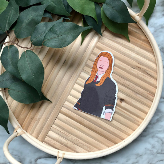 Ginny Weasley Silhouette Vinyl Sticker