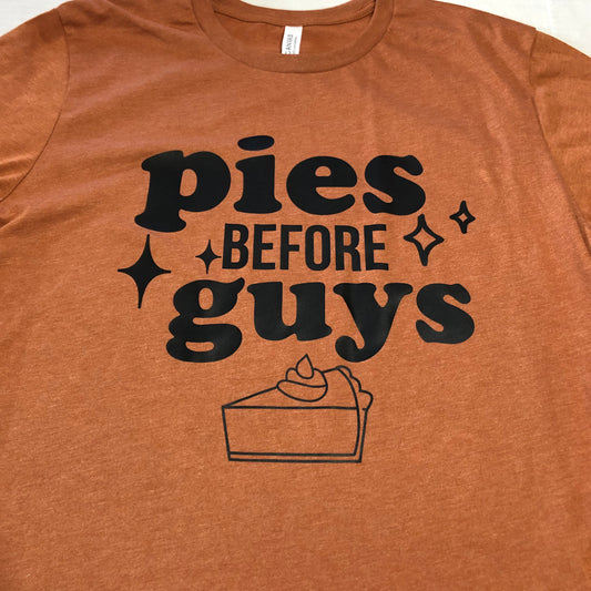 Pies Before Guys Heather Autumn Tee