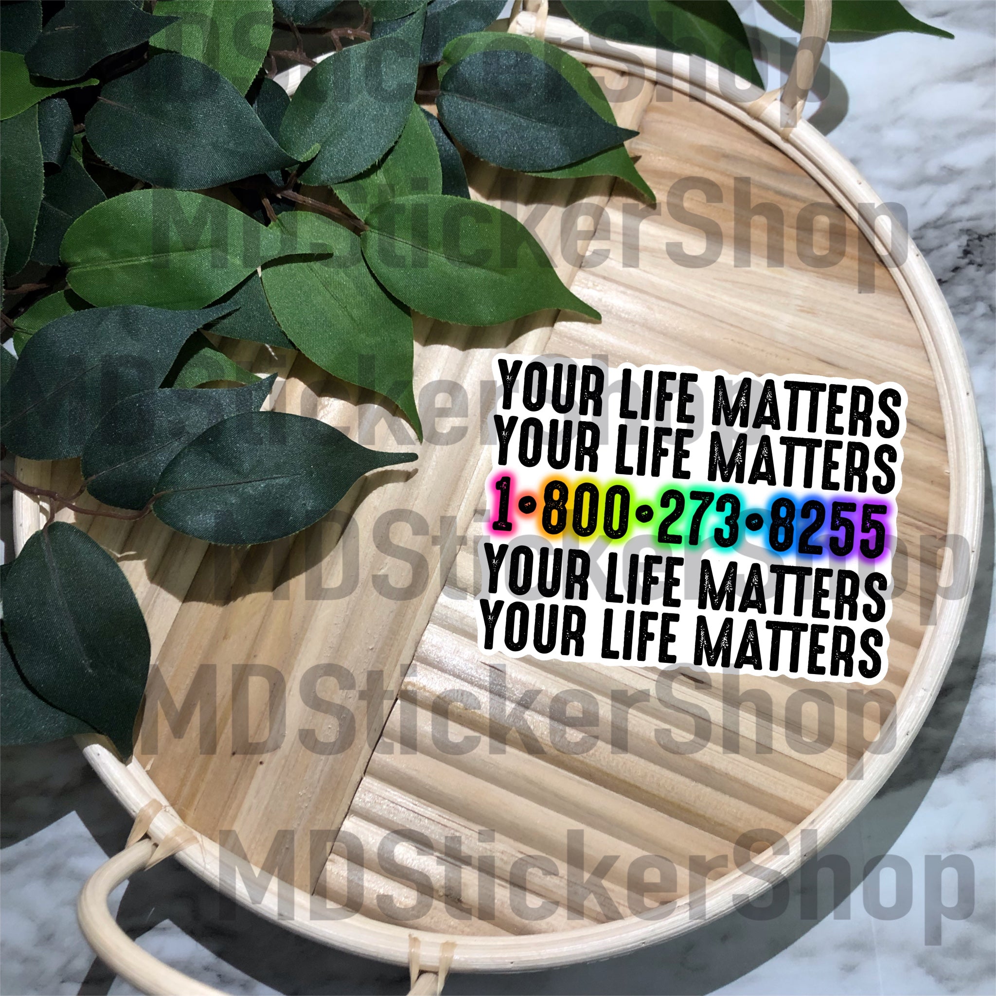 Your Life Matters Vinyl Sticker – MDStickerShop