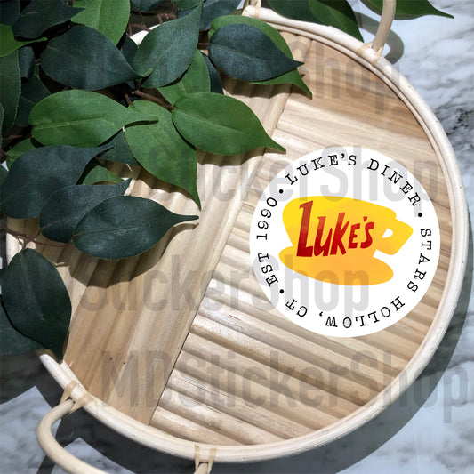 Luke’s Diner Est 1990 Vinyl Sticker