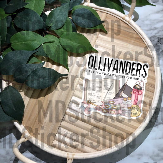 Ollivanders Vinyl Sticker