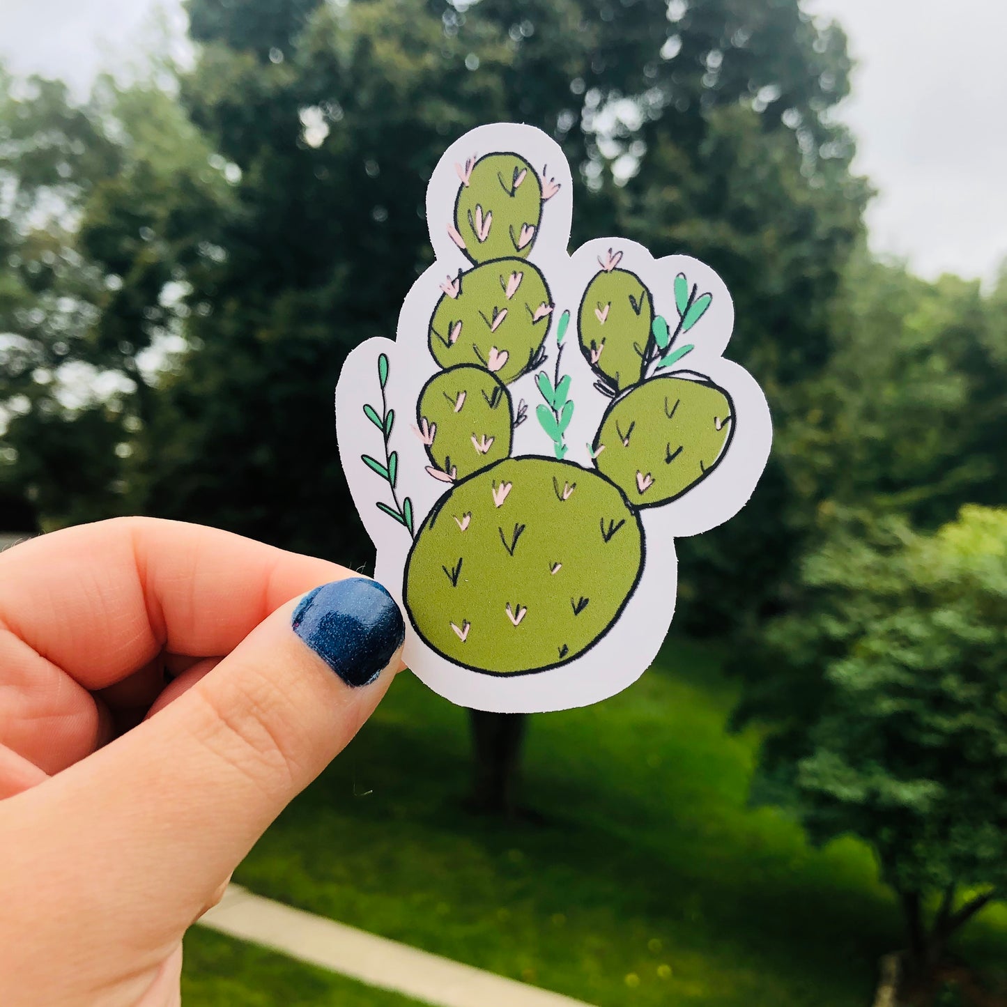 Tall Cactus Sticker