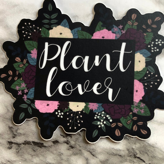 Plant Lover Floral Vinyl Sticker