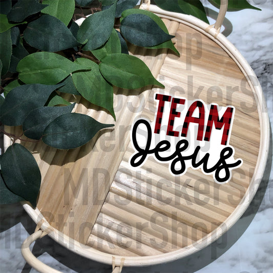 Team Jesus Vinyl Sticker