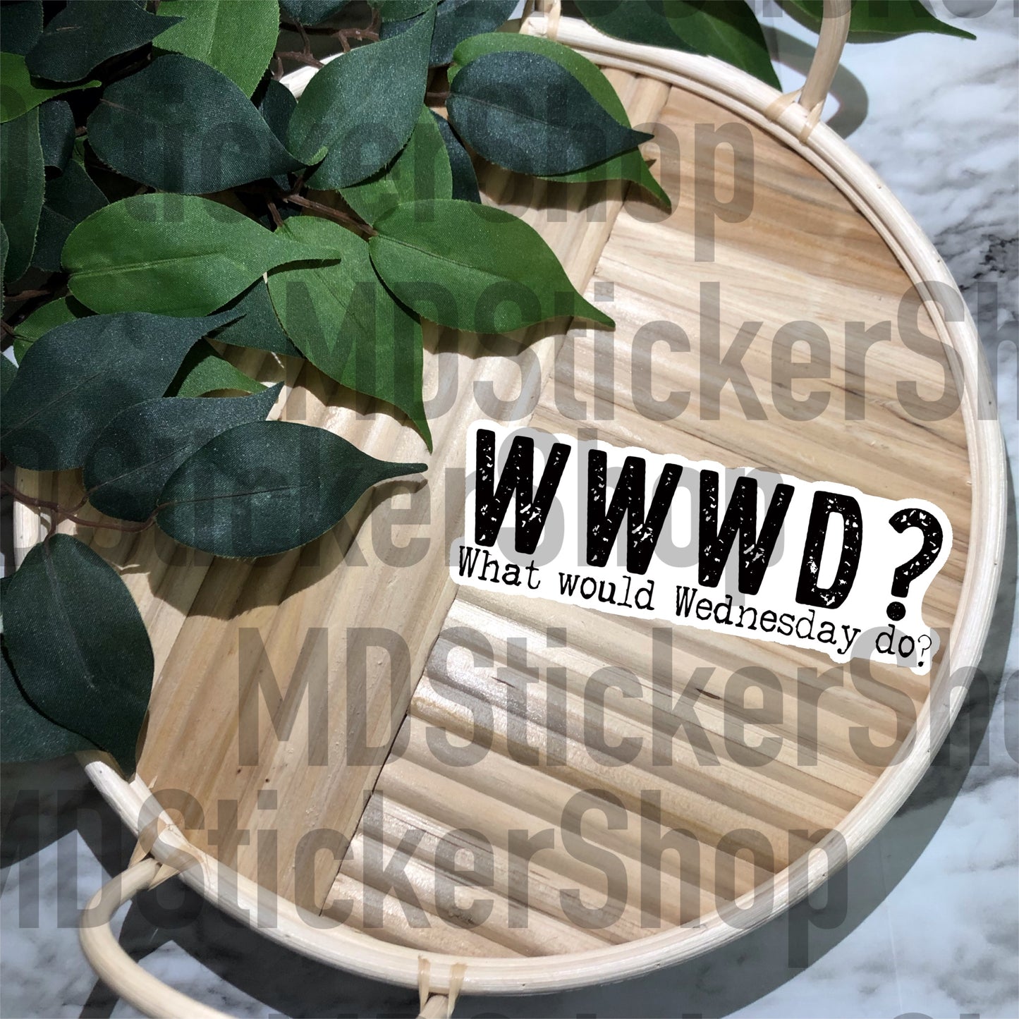 What Would Wednesday Do? Vinyl Sticker