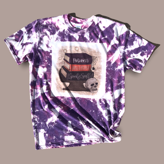 Witches Spell Books Bleached Shirt