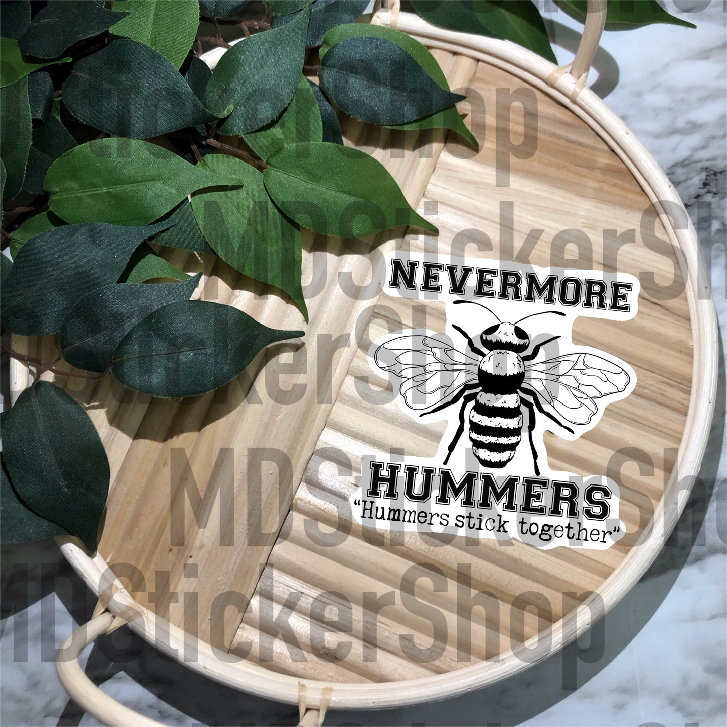 Nevermore Hummers Vinyl Sticker