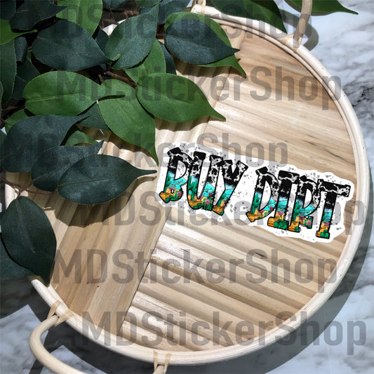 Buy Dirt Vinyl Sticker