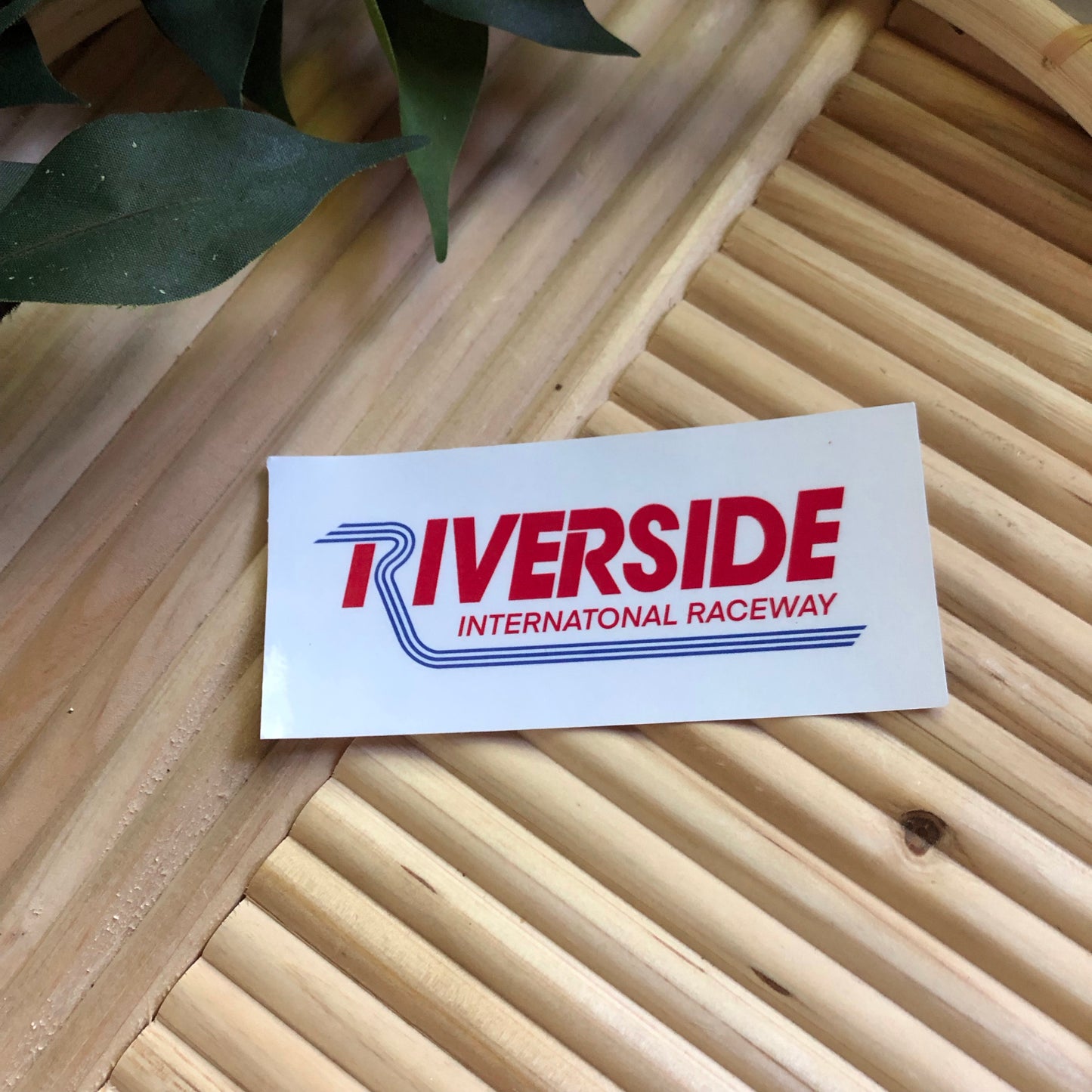 Riverside International Speedway Logo Vinyl Sticker, NASCAR Racing