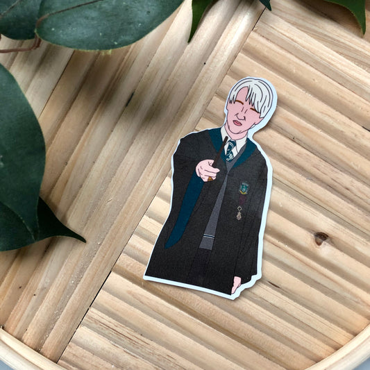 Draco Malfoy Silhouette Vinyl Sticker